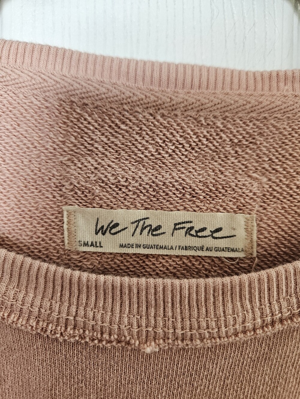 WE THE FREE People Pink Mari Muscle Pullover - Picture 4 of 7